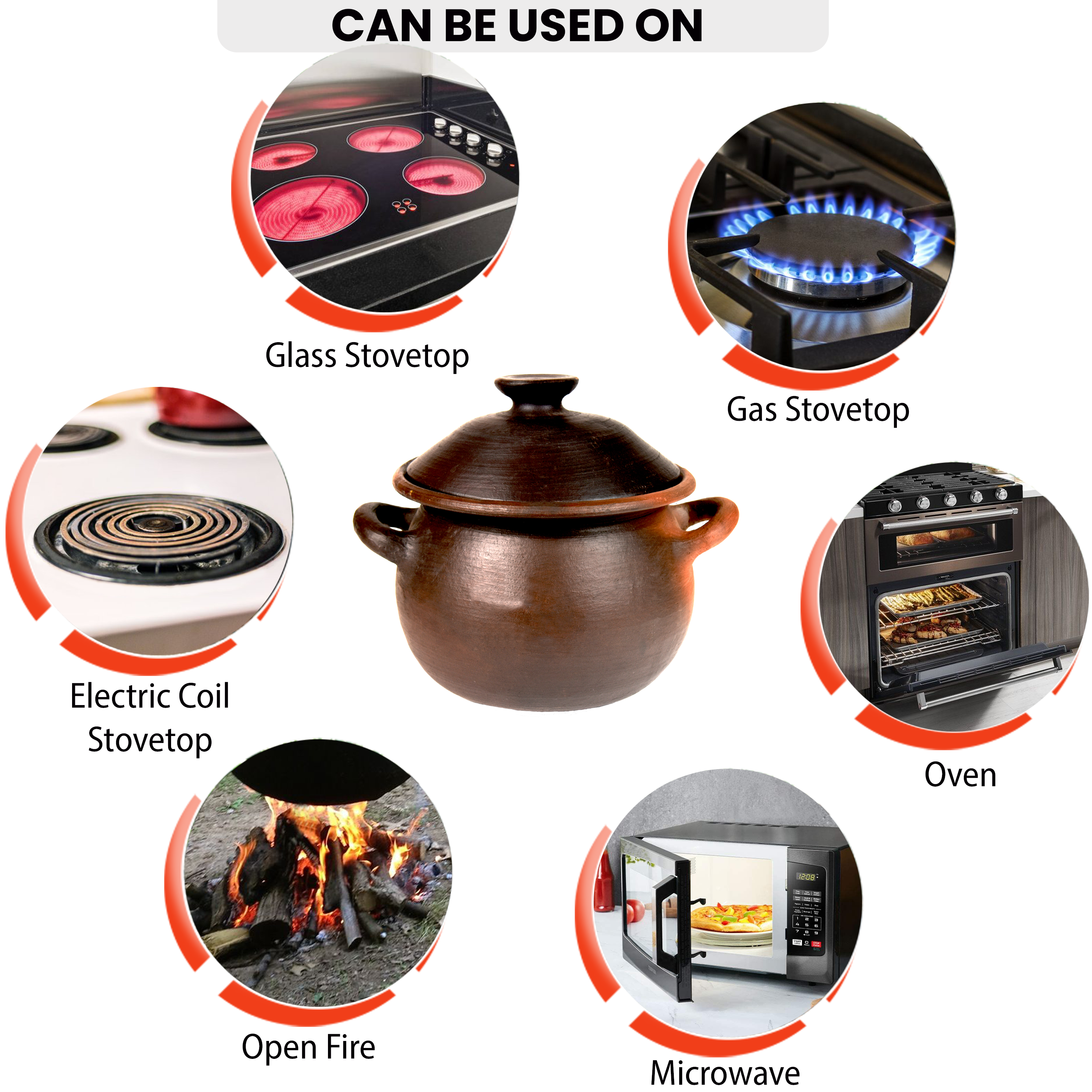 Pomaireware Round Pot