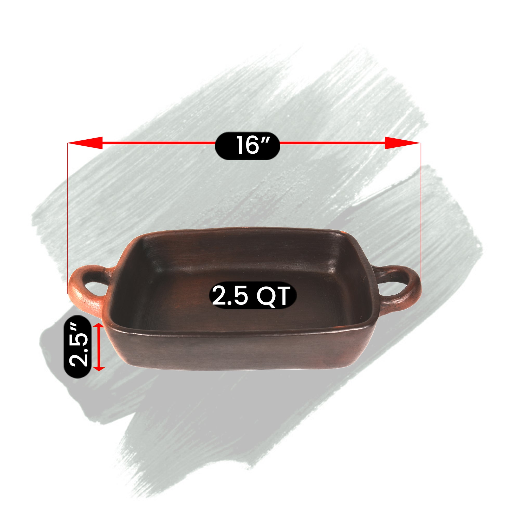 Pomaireware Rectangular Roasting Pan