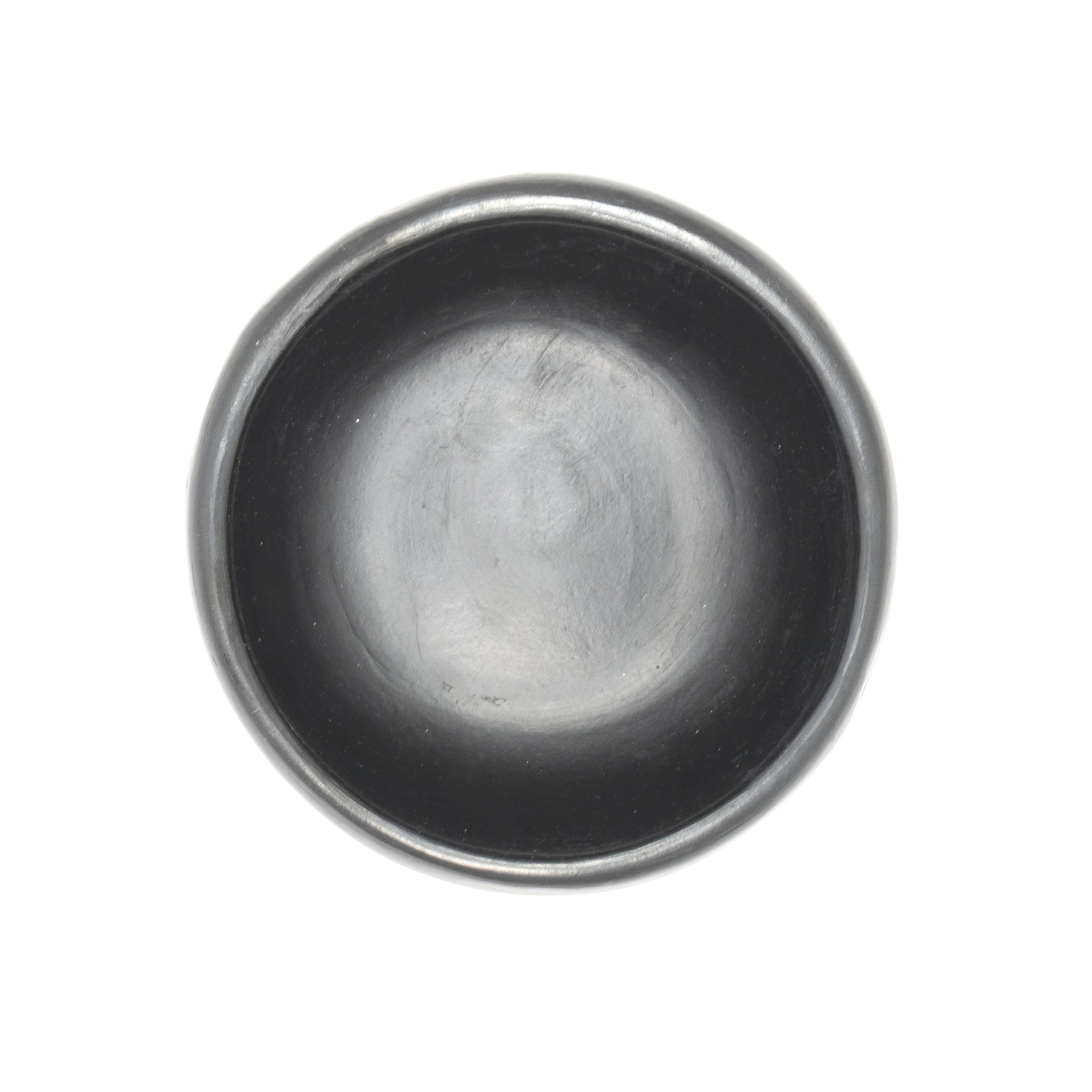 Black Clay, La Chamba Round Dessert Bowl