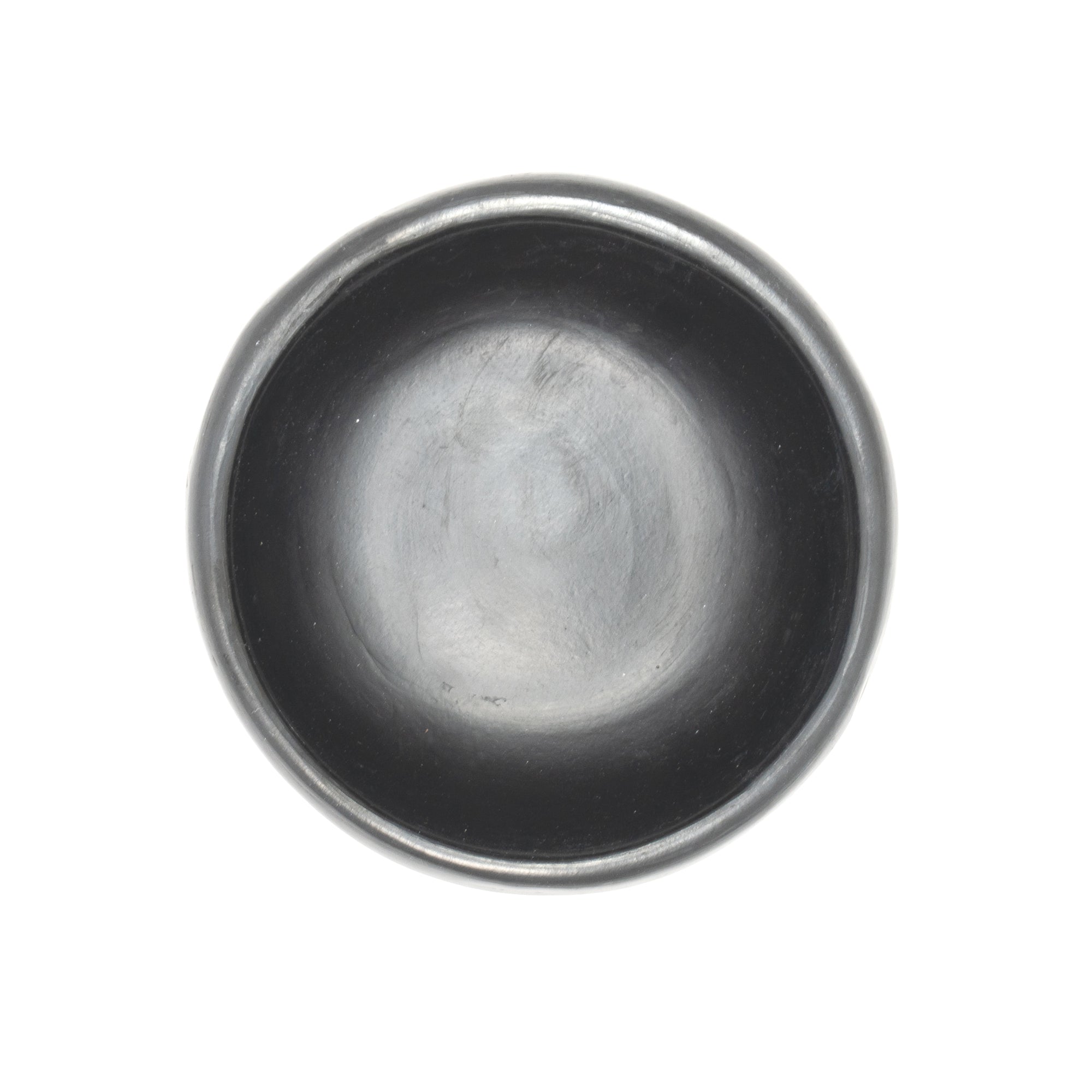 Black Clay, La Chamba Round Dessert Bowl