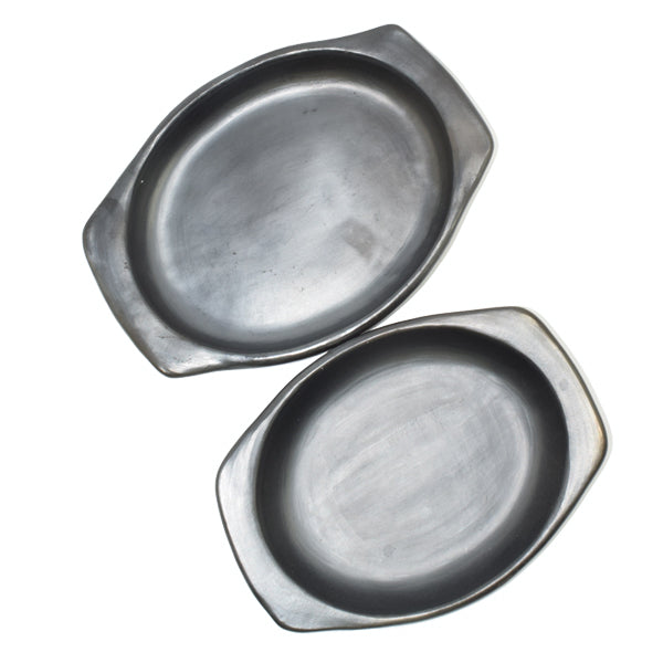 Black Clay, La Chamba Oval Serving Dish
