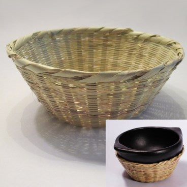 Basket for Soup Bowls | Handcrafted Kitchen Storage & Serving Basket