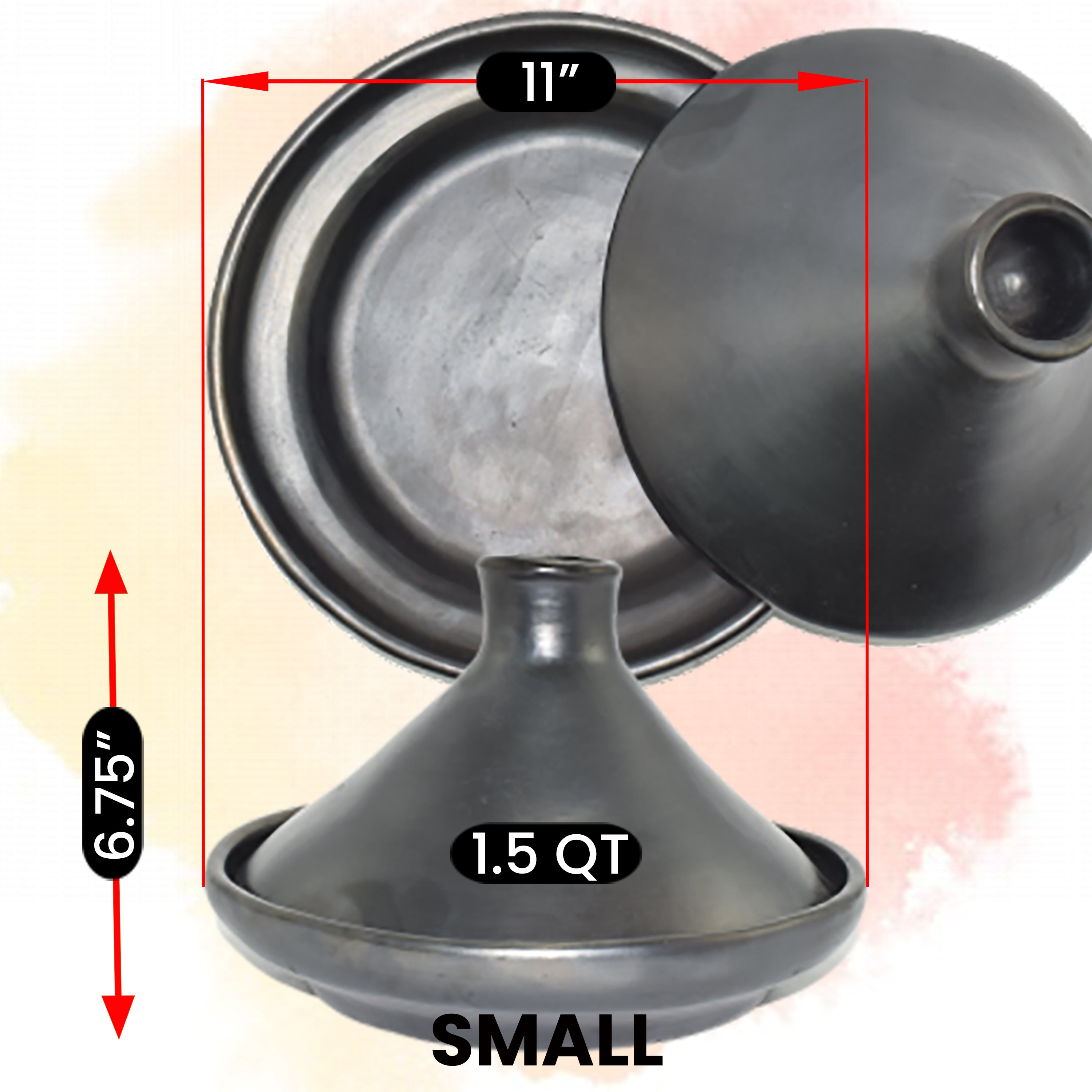 Black Clay , La Chamba Tagine.