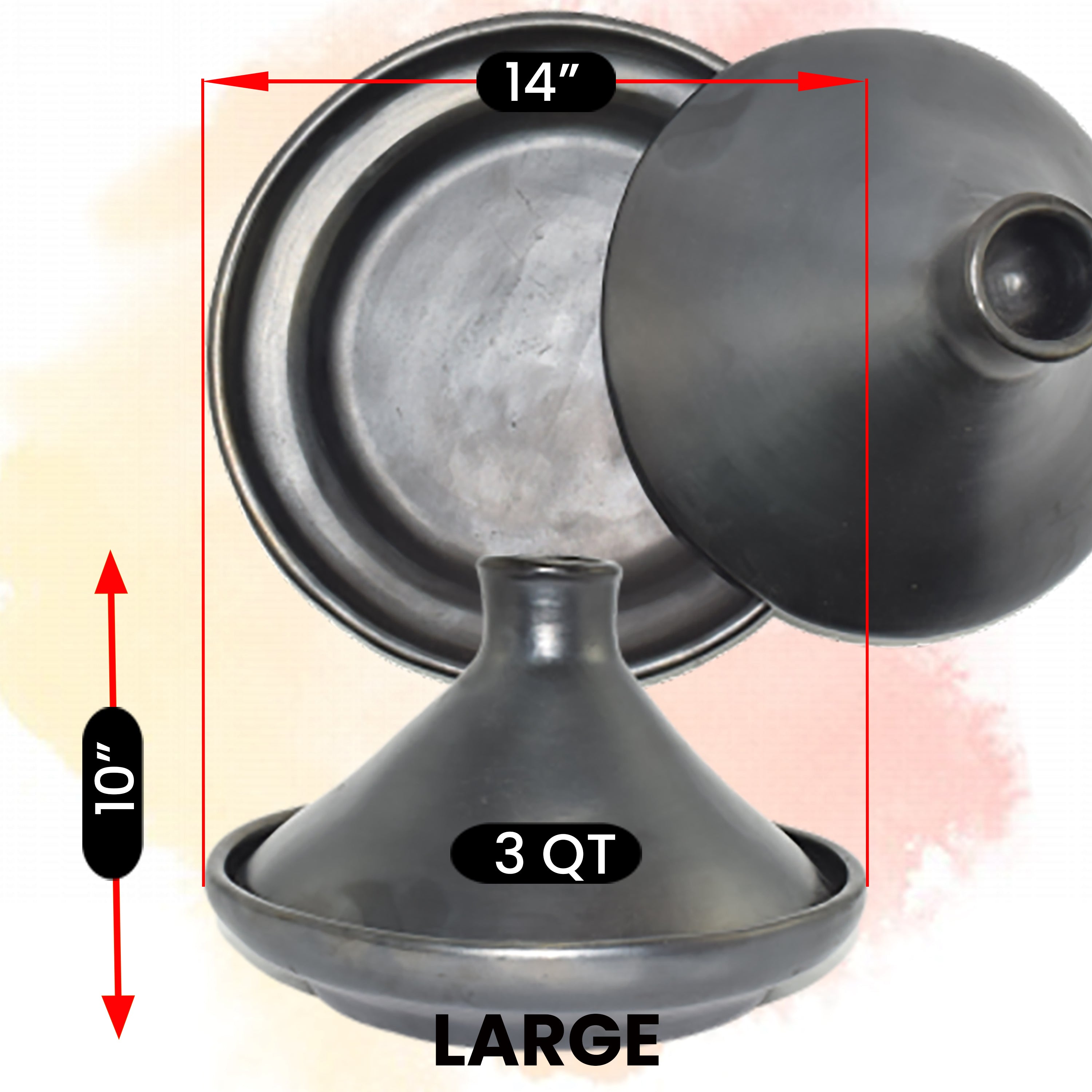 Black Clay , La Chamba Tagine.