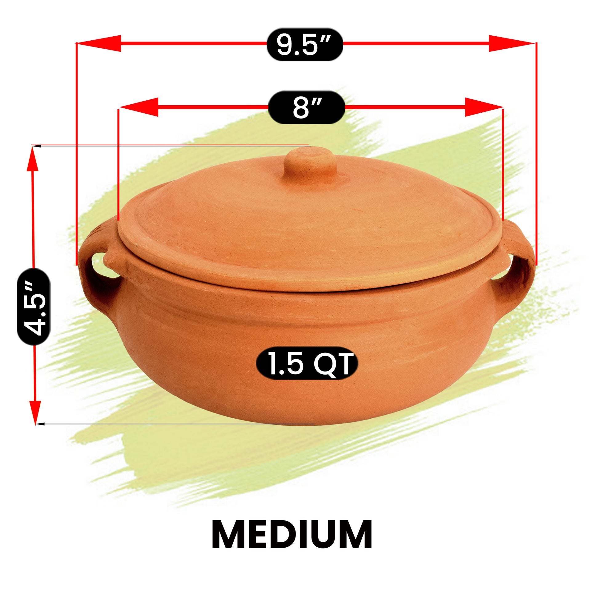 Indian Clay Curry Pot