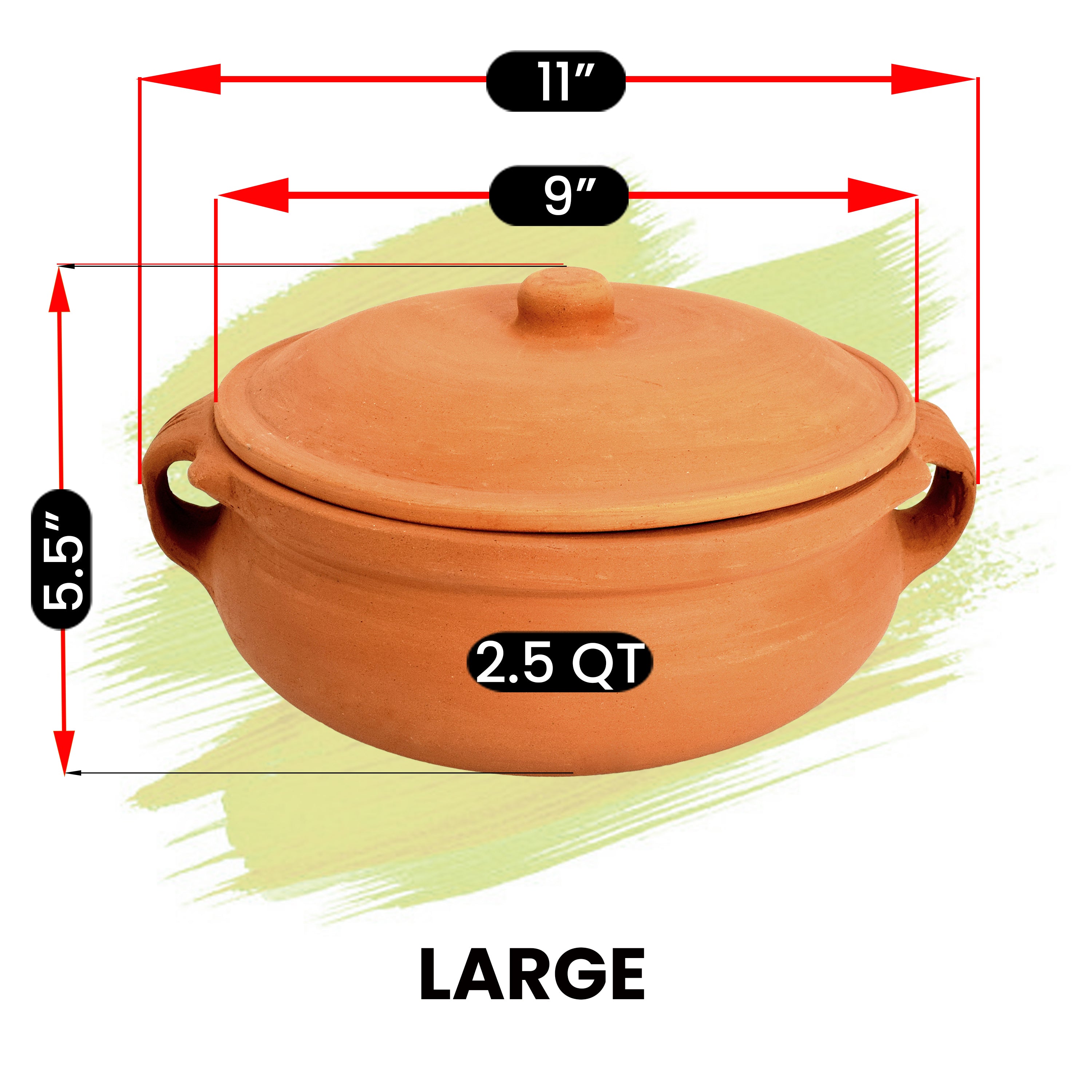 Indian Clay Curry Pot