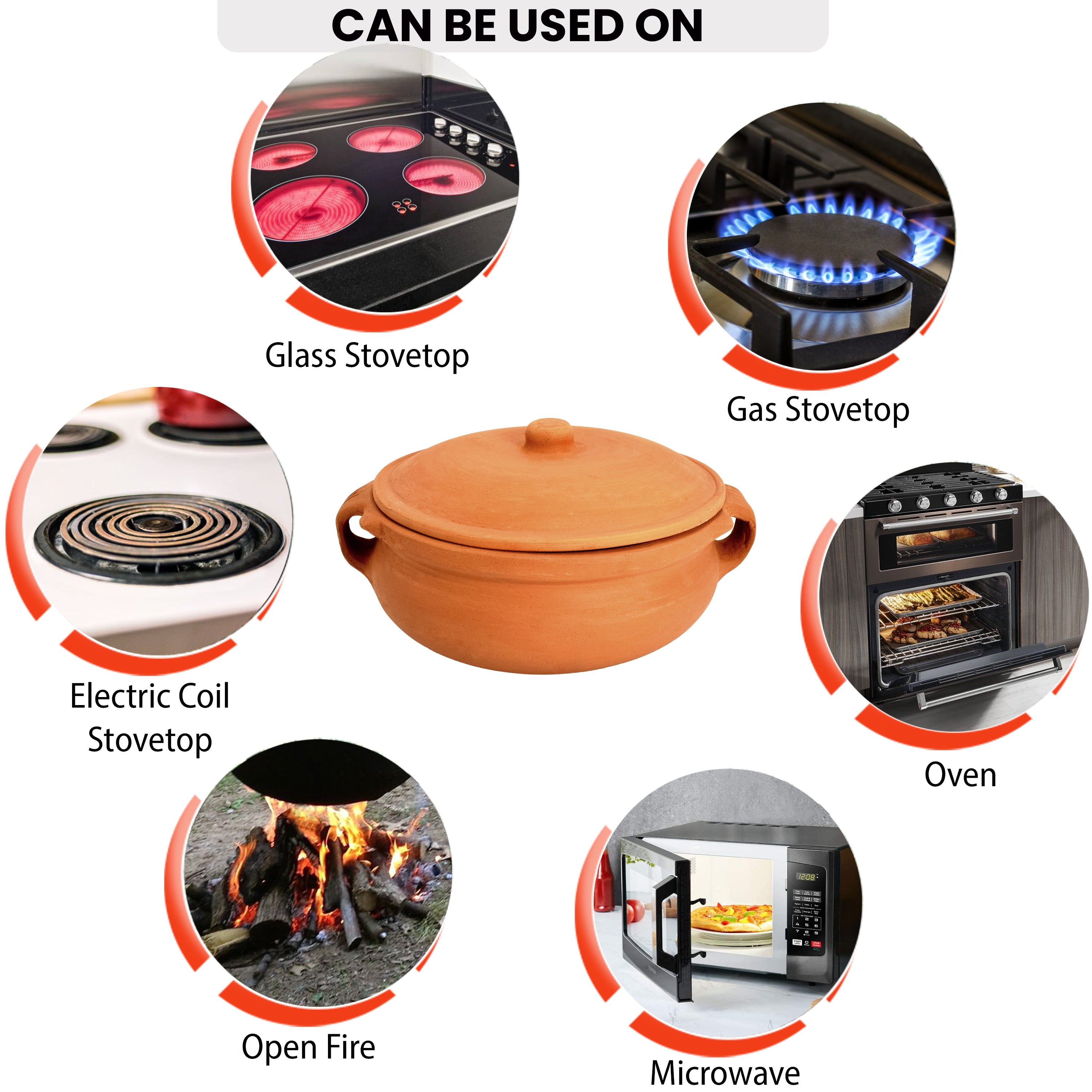 Indian Clay Curry Pot