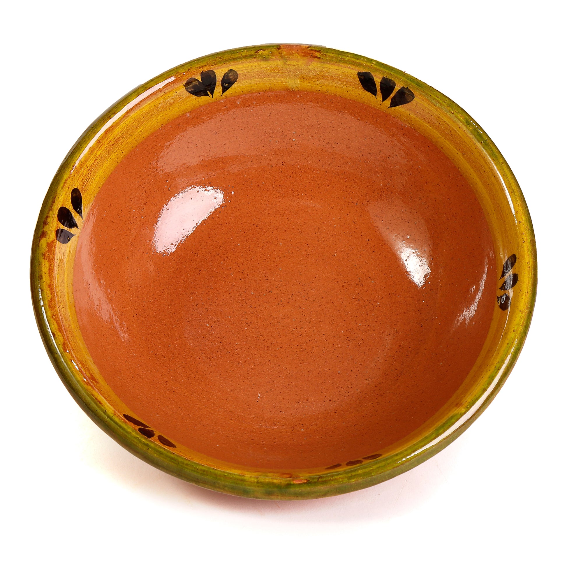 Mexican Clay Soup Bowl - Trefoil Design